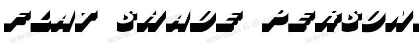 Flat Shade Personal字体转换